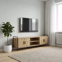 vidaXL TV-Schrank 167,5 x 33 x 50 cm Artisan-Eiche Holzwerkstoff