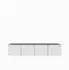 Masseno Livo TV-Lowboard 200x41x40cm, anthrazit/weiß (800001865365)