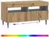 vidaXL TV-Schrank HAARLEM mit LED, Artisan-Eiche, 81x35x43cm (897004)