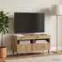 vidaXL TV-Schrank HAARLEM mit LED, Artisan-Eiche, 81x35x43cm (897004)