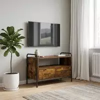 vidaXL TV-Schrank 67,5 x 33 x 50 cm R&auml;uchereiche Holzwerkstoff