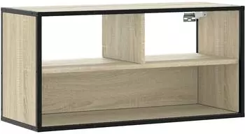 vidaXL TV-Schrank Sonoma-Eiche 80x31x39,5 cm Holzwerkstoff und Metall (848925)