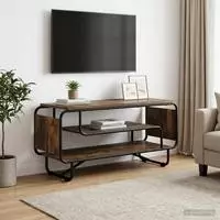 vidaXL TV-St&auml;nder 98 x 36 x 45 cm R&auml;uchereiche Holzwerkstoff