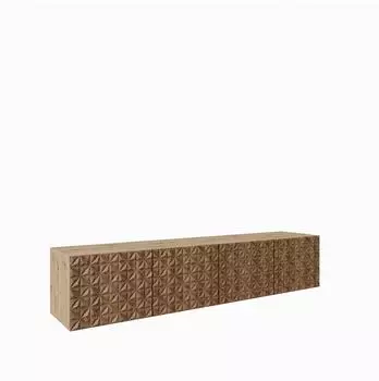 Masseno Rova TV-Lowboard 200x41x40cm, Eiche Artisan (800001865423)