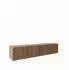 Masseno Rova TV-Lowboard 200x41x40cm, Eiche Artisan (800001865423)