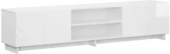 vidaXL TV-St&auml;nder Holzwerkstoff hochglanz wei&szlig; 180x34,5x40cm