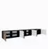 Masseno Varen TV-Lowboard 300x41x40cm, schwarz / eichefarben (800001865312)