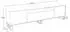 Masseno VAREN Lowboard 200x41x40cm, Eiche Artisan/schwarz (800001864993)