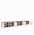 Masseno Rova Lowboard 300x41x40cm, Eiche Artisan/weiß (800001865458)