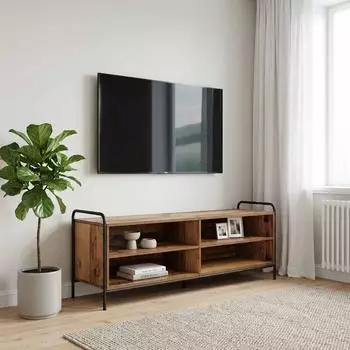 vidaXL TV-Schrank 140x39,5x50cm Altholz-Holzwerkstoff