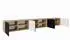Masseno Mivo Lowboard 300x41x40cm, Eiche Artisan/Schwarz (800001865092)