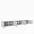 Masseno Cava Lowboard hängend, weiß, 300x41x40cm (800001865152)