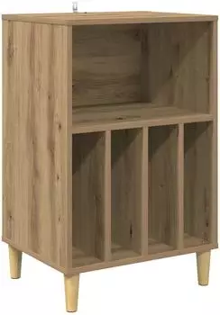 vidaXL Plattenspielerst&auml;nder Artisan-Eiche 47x39,5x74,5cm