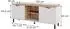 VICCO Marelle Lowboard weiß/Eiche Artisan, 150x60cm, 2 Türen (57837)