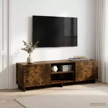 vidaXL TV-St&auml;nder 140x34,5x40cm R&auml;uchereiche Holzwerkstoff