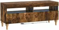 vidaXL LED-TV-Schrank ALKMAAR 100 x 35 x 43 cm Raucheiche