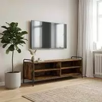 vidaXL TV-Schrank 140 x 39,5 x 50 cm R&auml;uchereiche Holzwerkstoff