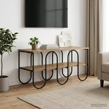 vidaXL TV-St&auml;nder 100x40x50cm Artisan-Eiche Holzwerkstoff