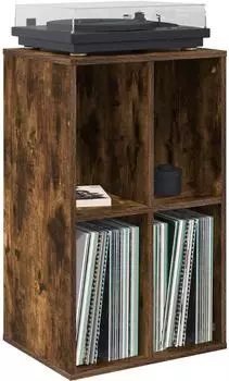 vidaXL Schallplattenschrank R&auml;uchereiche 44,5x36,5x74,5cm (8012870)