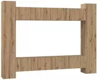 vidaXL TV-Schrankset 10 stk. Artisan-Eiche Holzwerkstoff