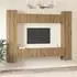 vidaXL TV-Schrankset 10-tlg. Artisan-Eiche, Holzwerkstoff (3393230)