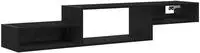 vidaXL Wandmontierter TV-Schrank Wandhalterung Schwarze Eiche
