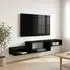 vidaXL Wandmontierter TV-Schrank schwarze Eiche 150x28x26cm (8005990)
