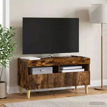 vidaXL ARNHEM LED-TV-Schrank 81x35x43cm Raucheiche (896780)