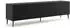AC-Déco TV-Schrank Ravenna 4 Türen, 200cm, schwarz matt (Ravenna B 200)
