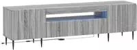 vidaXL LED-TV-Schrank ZWOLLE 153 x 35 x 43 cm Sonoma-Grau