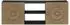 vidaXL TV-Schrank mit Regal, messing, 105x30x35cm (42020077)