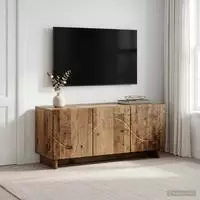 vidaXL TV-Lowboard 90 x 34,5 x 40 cm Altholz Holzwerkstoff