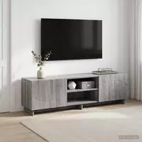 vidaXL TV-St&auml;nder 140 x 34.5 x 40 cm Sonoma-Grau Holzwerkstoff
