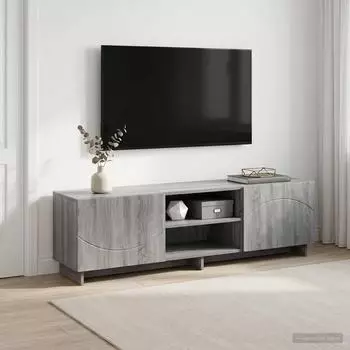 vidaXL TV-St&auml;nder 140x34,5x40cm Sonoma-grau Holzwerkstoff (8011492)