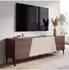 MCW TV-Rack Q83 Lowboard Walnuss-Optik, MDF, 160x55x42cm (MCW-Q83)
