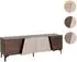 MCW TV-Rack Q83 Lowboard Walnuss-Optik, MDF, 160x55x42cm (MCW-Q83)