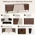 MCW TV-Rack Q83 Lowboard Walnuss-Optik, MDF, 160x55x42cm (MCW-Q83)
