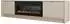 Mirjan24 Tireno EF TV-Lowboard mit Kamin, Holzwerkstoff, sandfarben, 182x48x40cm