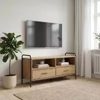 vidaXL TV-Schrank 67,5 x 33 x 50 cm Artisan-Eiche Holzwerkstoff