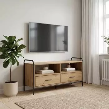 vidaXL TV-Schrank Holzwerkstoff Artisan-Eiche 67,5x33x50cm