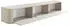 Mirjan24 TV-Lowboard Hange MDF, nussbaumfarben, 200x29x34cm (800001793009)