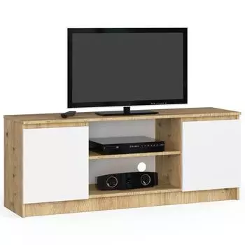 RAUMHIRSCH Lowboard Eiche Artisan/weiß, 2 Türen, 120x55x40cm (800001457516)