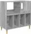vidaXL Plattenspieler-Ständer Sonoma-Grau 82x39,5x82,5cm
