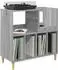vidaXL Plattenspieler-Ständer Sonoma-Grau 82x39,5x82,5cm