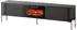 Mirjan24 TV-Lowboard Vera 190 EF mit Kamin, schwarz, 190x55x40cm (800002000398)