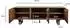 Finebuy Lowboard 160x56x46cm Akazie Massivholz Smoked Grey, 3 Türen (FB111428)