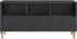 vidaXL TV-Schrank 102x34,5x50cm, schwarz, Holzwerkstoff (894216)