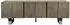 Wohnling Lowboard Akazien-Massivholz Smoked Grey 3 Türen, 160x56x46cm (WL7.027)