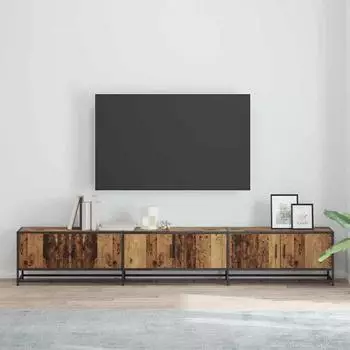 vidaXL TV-Einheit 240x35x41cm, Altholz-Optik (3402488)