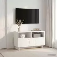 vidaXL TV-St&auml;nder 60 x 34,5 x 40 cm Wei&szlig; Holzwerkstoff